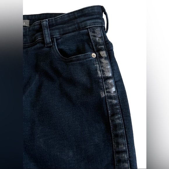 DL1961 FARROW ANKLE InstaSculpt High Rise Dark Wash Roosevelt Jeans Sz 31  32x29 - Picture 7 of 11